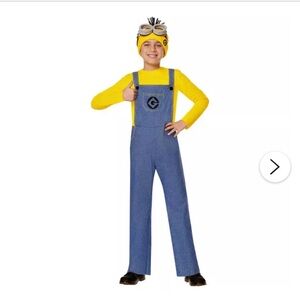 Kids Kevin Minion Costume - Yellow and Blue